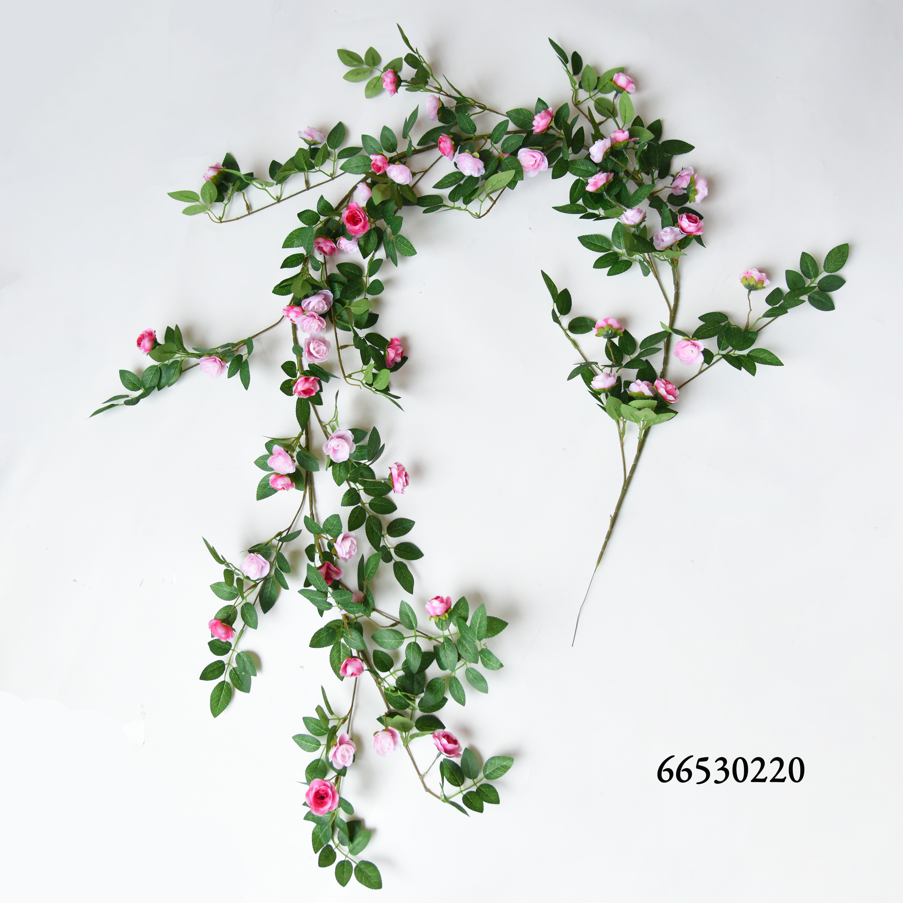 Artificial 1.8m Wild Rose Vine Garland for Wedding Home Decor - FYFLOWER VividStore