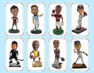 تماثيل بوبل هيد مخصصة من الراتنج للاعبي كرة القدم، دمى وتماثيل تذكارية للرياضيين - Product Image 6