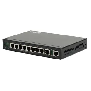 İyi tedarikçi 10 Port Poe anahtarı PCB kartı POE OUT 8*10/100Mbps RJ45 Port ters PoE anahtarı ile 2 Uplink portları