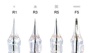 Goochie <span class=keywords><strong>Aguja</strong></span> de Tatuaje de Microsombreado Desechable para Maquillaje Permanente Agujas de Cartucho de Labios - Product Image 3