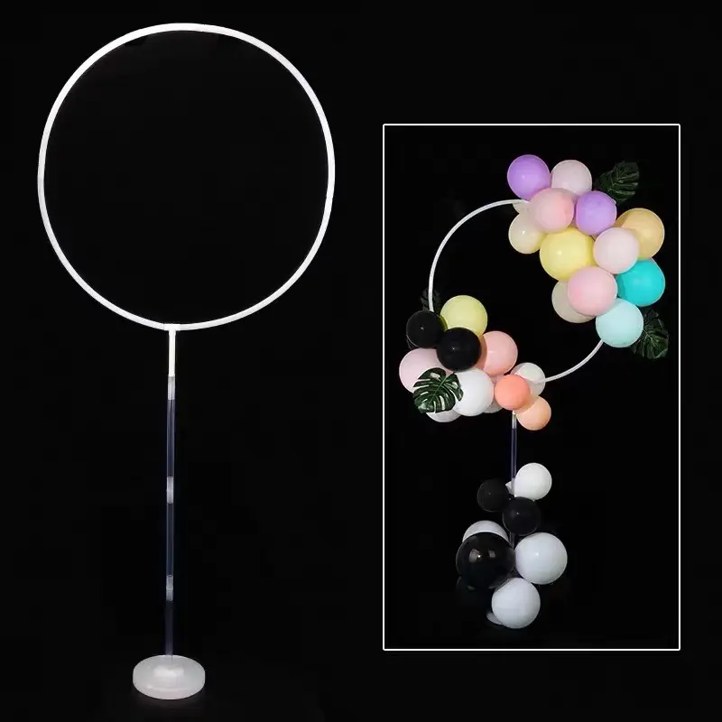 Wholesale garden Wedding Arch Accessories Party Table Decoration Round Holder Baby Shower Birthday Balloon Stand