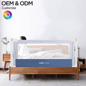 Bebé lettino Guard stampato sicurezza per bambini portatile bambino lettino guardia Babi Set di dimensioni <span class=keywords><strong>barriera</strong></span> sul comodino recinzione Non tossico - Product Image 2