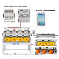 Machine à broder numérique informatisée à 4 têtes, 12/15 aiguilles, pour casquettes de baseball