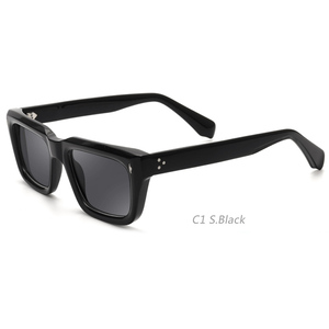 Gafas <span class=keywords><strong>de</strong></span> sol cuadradas <span class=keywords><strong>de</strong></span> acetato <span class=keywords><strong>de</strong></span> marca personalizada <span class=keywords><strong>de</strong></span> gama alta <span class=keywords><strong>2022</strong></span> con <span class=keywords><strong>lentes</strong></span> polarizadas UV400 NUEVO estilo comercial con detalle <span class=keywords><strong>de</strong></span> remache - Product Image 1