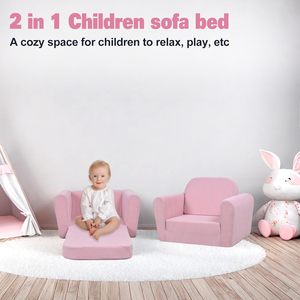 Simple Portable Modern Soft Foldable Corduroy Fabric Kids Armchair Sofa for 3 Years <b>Old</b> Foam Dining Playroom <b>Chair</b> - Product Image 5