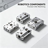 Composants de base de machine de précision en acier inoxydable et aluminium usinés sur mesure par CNC pour équipements d'automatisation et machines industrielles