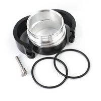 Collier de serrage rapide en aluminium multi-tailles HD 3,5 pouces, kit de collier de serrage personnalisé pour intercooler, ensemble de colliers de serrage HD pour système d'admission d'air