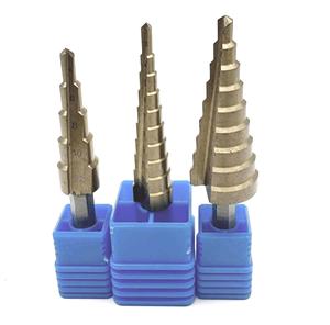 Juego de 3 Brocas Escalonadas de Titanio HSS 2026 para Perforar Chapa Metálica, Madera y Tablero de PVC - Product Image 3