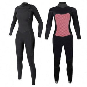 Trajes de buceo y surf de neopreno ultraelástico GBS de 3/2 mm y 4/3 mm con cierre en el <span class=keywords><strong>pecho</strong></span>, forro polar cálido y sellado personalizado con cinta adhesiva. - Product Image 2
