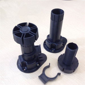 ขาตู้พลาสติก Jin Aoding ขนาด 10 ซม. สีดำ ขาปรับระดับได้สำหรับฐานตู้ - Product Image 1