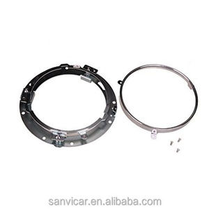 Accesorios para Automóviles de 7 Pulgadas, Anillo Redondo para Faros Delanteros, Soporte de Montaje, Bombilla de Proyector, Cubierta Decorativa para Piezas de Harley Davidson - Product Image 2