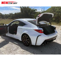 Adecuado para 2015-2018 Lexus rc350 300, 200 de 250 Cooperación regional parachoques trasero de fibra de carbono viento cuchillo
