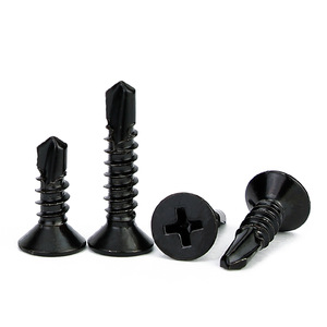 Tornillos autorroscantes Phillips de acero inoxidable 410 Jin Chao Black M3.5 M5.5 para paneles metálicos - Product Image 1