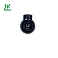 Bouchons à bascule ronds colorés pour bouton de corde en plastique de vêtements de sport bricolage avec accessoires de sac de serrures de cordon à ressort à trou unique
