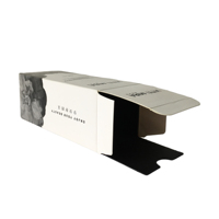 Boîtes d'emballage de cadeaux en carton rigide rectangle ivoire personnalisées OEM pour cosmétiques Boîtes de papier de la taille d'un logo Avantage UV pour chaussettes