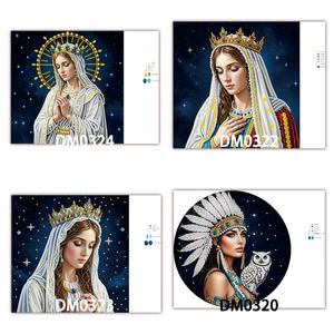 SONGWOO ART Diamond 5D pittura a pietra a colori per adulti fai da te fatta a mano Diamond Works a forma irregolare - Product Image 2