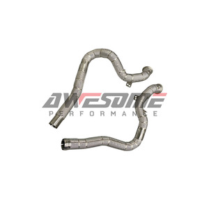 Amélioration de la performance avec un downpipe d'échappement exceptionnel pour Mercedes <span class=keywords><strong>AMG</strong></span> GT/GTC/<span class=keywords><strong>GTS</strong></span>/GTR 4.0T <span class=keywords><strong>V8</strong></span> 2015+ avec bouclier thermique - Product Image 6