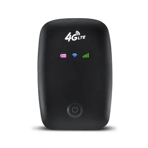 Router nirkabel mini Portabel 3G 4G, router wifi 4G LTE Hotspot saku 2100Mah