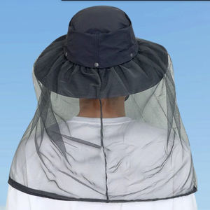 Dairui Chapeau d'extérieur unisexe avec bouton-Voile d'apiculture fixe et détachable pour la pêche, protection contre le <span class=keywords><strong>vent</strong></span> et le soleil en nylon anti-insectes pour une utilisation décontractée. - Product Image 3