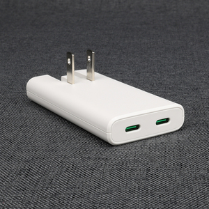 Cargador Portátil USB C con Forma de Galleta, 65W, Doble USB, Plegable, Ultrafino, Carga Rápida - Product Image 1