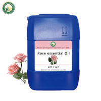Huile Essentielle de Rose 100% Naturelle à Base d'Extraits Végétaux, Parfum Riche et Doux, Aromathérapie, Tonique Facial, Soutien Hubei Chine Vente en Gros