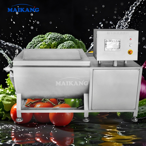 Laveuse industrielle à vortex pour légumes, qualité alimentaire, avec drainage par vibration pour légumes-racines (pommes de terre, carottes, radis, taro) - Product Image 6
