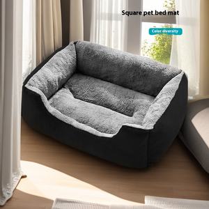 ที่นอนสุนัขทรงสี่เหลี่ยมระบายอากาศได้ดีวัสดุผ้าสี่เหลี่ยมที่มีคุณภาพสูงสำหรับสุนัขขนาดเล็กขนาดกลางบรรจุภัณฑ์แบบกล่อง - Product Image 3