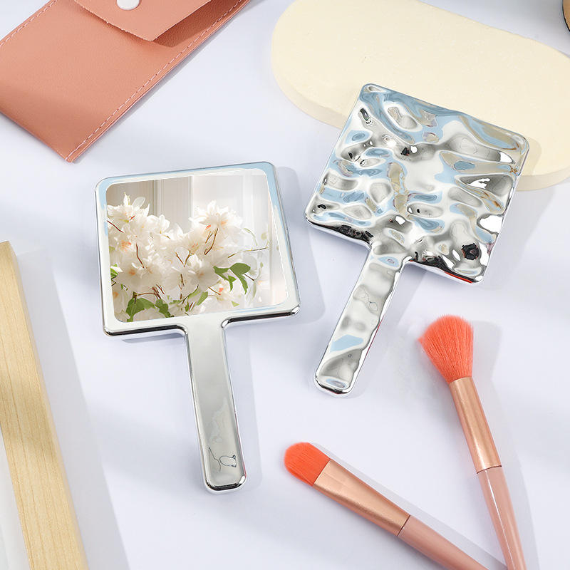 กระจกสี่เหลี่ยมสีเงินขนาด9x16ซม