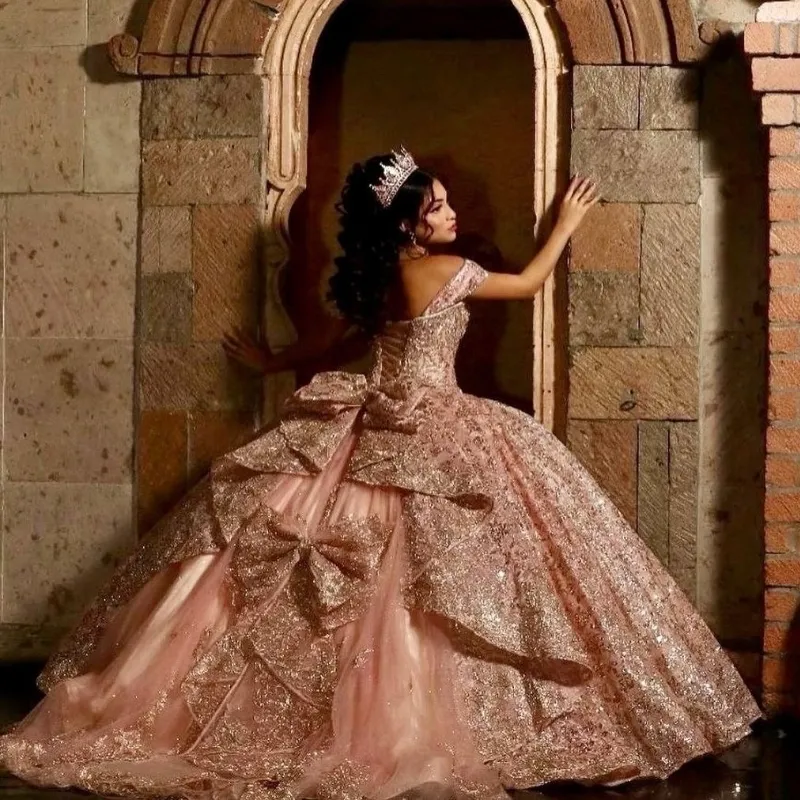 Best Selling Shop Sweet 16 Gold Dresses Elegant Quinceanera