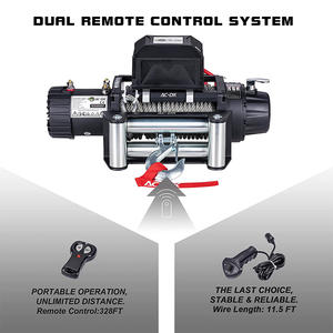 12V DC สีดำพร้อมเชือกเหล็กรวมถึงการป้องกันการโอเวอร์โหลดเครื่องกว้านไฟฟ้า<span class=keywords><strong>12500lbs</strong></span> กันน้ำการกู้คืน IP67 - Product Image 5