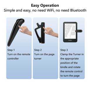New Arrival RF điều khiển từ xa trang Turner nhựa tương thích Kindle Kobo không dây máy ảnh video ghi âm từ xa cho iPhone iPad - Product Image 3