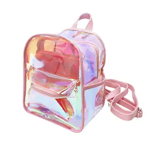 Borse da scuola personalizzate per bambini zaini per zainetto carino ragazze borsa in Pvc trasparente borsa a tracolla trasparente cartone animato personalizzato KJX