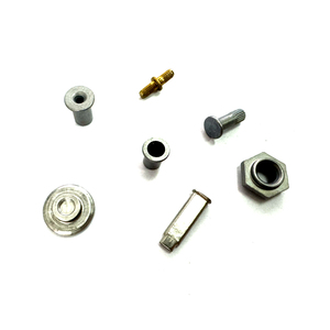Écrou hexagonal à blocage en acier au carbone zingué <span class=keywords><strong>avec</strong></span> <span class=keywords><strong>rondelle</strong></span> à bride rotative, pièces usinées CNC, écrous à rivets aveugles, industrie lourde - Product Image 6