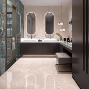 Guangdong Foshan piastrelle in pietra di lusso tutto-su verde smeraldo giada 600x1200 antiscivolo intero piastrelle per pavimento in ceramica soggiorno moderno - Product Image 4