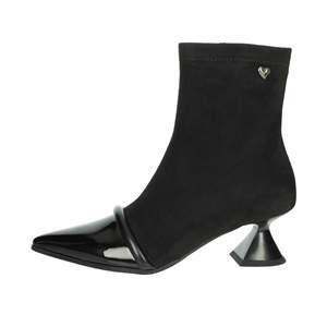 Bottines pour femmes Braccialini, talon noir, taille 36, mi-mollet - Product Image 1
