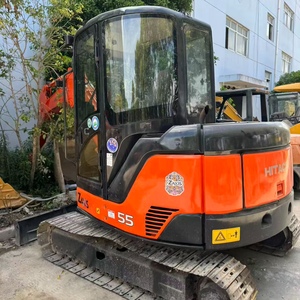 Excavadora Pequeña Usada Hitachi ZX55 a Bajo Precio, Excavadora de Cadenas de Segunda Mano Barata, ZX50 ZX55 en Venta - Product Image 2