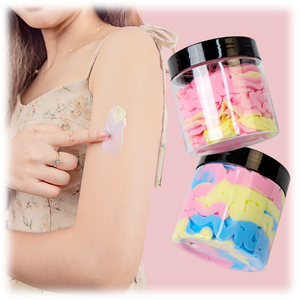 Crema de mantequilla orgánica Natural personalizada, Crema Corporal batida, crema de mantequilla corporal arcoíris, Etiqueta Privada - Product Image 5