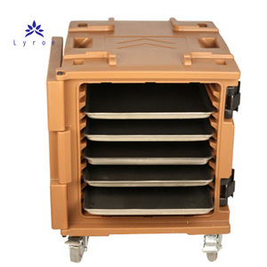 Lyroe Offres Spéciales Isolé Alimentaire Pan Carrier Hôtel Alimentaire Service De Restauration Réchauffeur Alimentaire Garder L'isolation <span class=keywords><strong>Chariot</strong></span> Poulie <span class=keywords><strong>Chariot</strong></span> - Product Image 2
