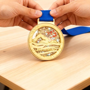Medalla Deportiva de Metal Personalizada por el Fabricante, Medalla de Oro, Plata y Bronce para Natación, Maratón, Ciclismo, Atletismo - Product Image 4