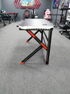 Escritorio para Computadora YIZHUO <span class=keywords><strong>2022</strong></span>, Escritorio para Juegos con Luces LED, Mesa para Computadora Portátil en Forma de <span class=keywords><strong>K</strong></span> - Product Image 5