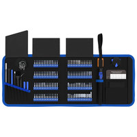 Kit de tournevis de précision 142-en-1, vente en gros d'usine OEM, 120 embouts magnétiques, outils de réparation professionnels pour bricolage, acier, plastique, iPhone