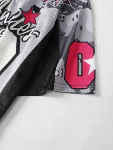 Conjunto deportivo con estampado de letras y números, camiseta de manga corta y pantalones cortos, conjunto deportivo de dos piezas personalizable, ropa informal de verano - Product Image 3
