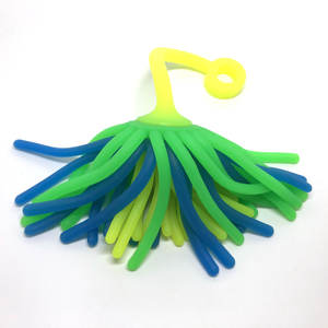 Fronte di sorriso Palla Palla di Promozione del Giocattolo Medusa <span class=keywords><strong>Yoyo</strong></span> Noddle Sfera Animale di Gomma TPR Soffici Noodle Palla - Product Image 4