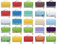 Couverture de pique-nique en tissu Oxford pliable, imperméable, tapis de camping extérieur avec poignée de transport pour la famille, la plage, le parc
