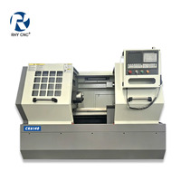 Torno CNC de Alta Precisión CK6140 para Trabajo Pesado, Torno de Bancada Plana para Mecanizado de Piezas de Eje, Engranajes y Bridas Metálicas
