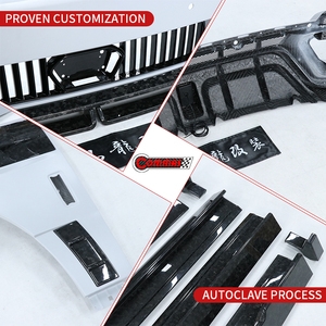 MSY Style Dry Carbon Fiber Body <b>Kit</b> for <b>Rolls</b> Royce Cullinan Front Rear Bumper Assembly Side Skirts Fender Wheel Eyebrows - Product Image 3