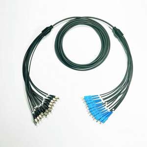 LSZH materiale campo armatura modalità singola 12 nucleo in fibra ottica cavo trazione trazione LC/SC/FC/ST - Product Image 2