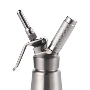 Distributeur professionnel de crème fouettée en acier inoxydable entier avec 3 buses de décoration et support 1 pinte/500ML <span class=keywords><strong>fouet</strong></span> à crème - Product Image 4