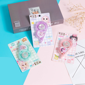 Cr3401 Trường Đầy Màu Sắc Dễ Thương Phim Hoạt Hình Văn Phòng Phẩm Chỉnh Sửa Con Lăn Thiết Kế Đơn Giản Refillable Văn Phòng Chỉnh Sửa Băng Cho Cung Cấp - Product Image 4