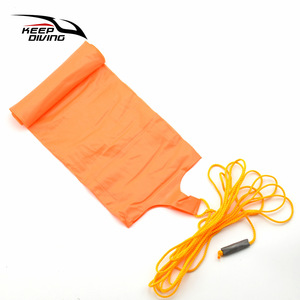 Mini Pvc Dive SMB Signal Float 14 Inch <b>Inflatable</b> Rectangular For Maritime Rescue - Product Image 4